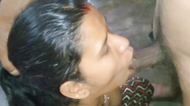 XXX desi MMS sex clip of hot Bhabhi’s erotic blowjob