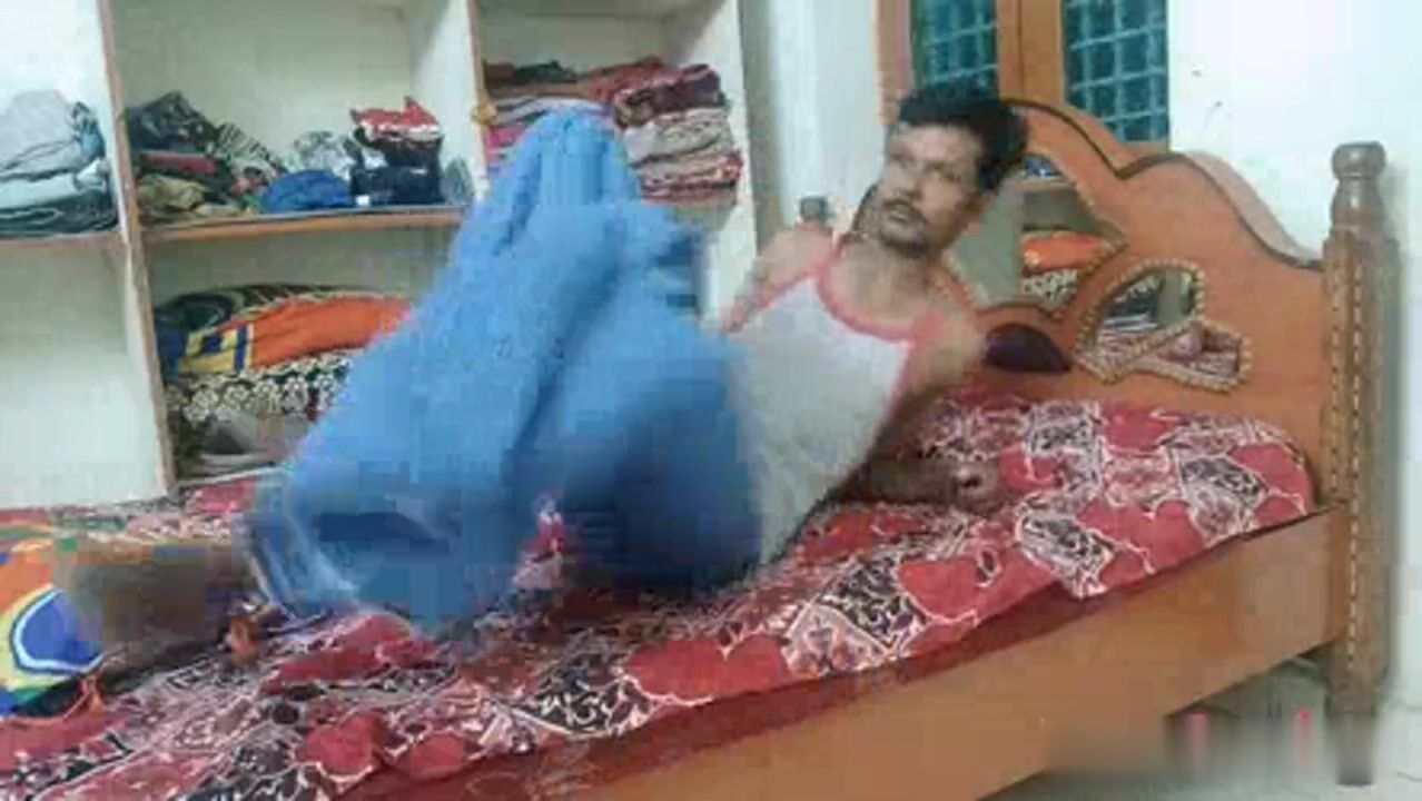 Husband and wife share a passionate encounter