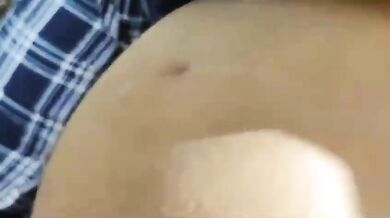 Erotic video of a big boobed hottie fucked in a the open