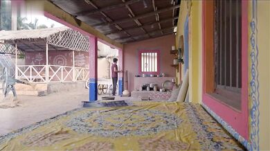 Desi web series of a city boy in a gaav with his hot Mami