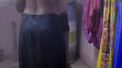 Desi web series of a city boy in a gaav with his hot Mami