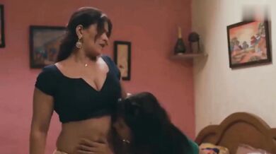 Two hot Desi Bhabhis’ erotic lesbian sex video