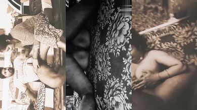 Erotic B&W sepia sex video of an Indian Aunty getting fucked