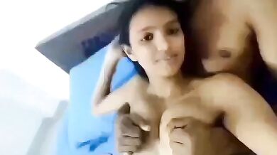 Erotic  BF video of perky boobs getting pressed