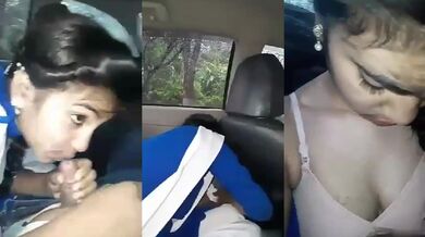 Viral sex video -  Bihari college girl’s blowjob in a car