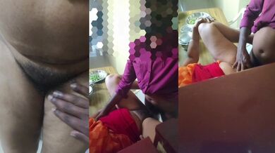 Erotic sex video of Mallu Aunty’s hairy pussy being fucked