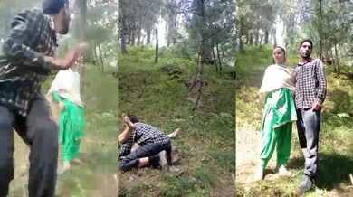 Desi MMS XXX clip of a horny Muslim couple fucking outdoors