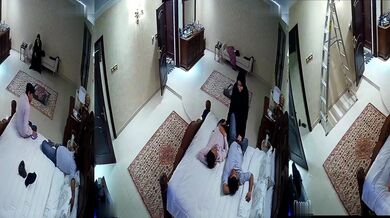 Threesome MFM sex video of 2 guys with a Hijabi Muslim Lady