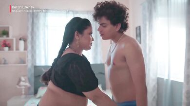 Uncut Hindi Web series mein Aunty aur jawan ladke ki chudai