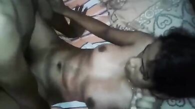 Erotic porn MMS XXX video of MFM threesome hardcore sex