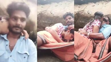 Horny Mallu Aunty sucking big dick outdoors – Uncut sex reel