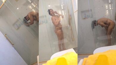 Hot Indian Aunty taking a shower – Steamy HD tape